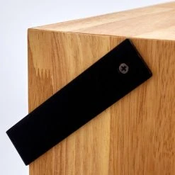 Hofstein Kabimoi Tischleuchte Holz hell, 3-flammig -Günstiges Tischlampen Geschäft kabimoi tischleuchte h3395943 2