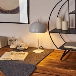 Hofstein Kaitulai Tischleuchte Weiß, 1-flammig -Günstiges Tischlampen Geschäft kaitulai tischleuchte h3450956 6