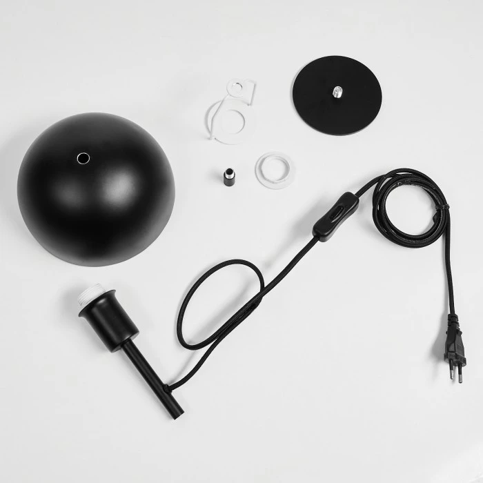 Hofstein Kaitulai Tischleuchte Schwarz, 1-flammig 7 Hofstein Kaitulai Tischleuchte Schwarz, 1-flammig – Bild 5