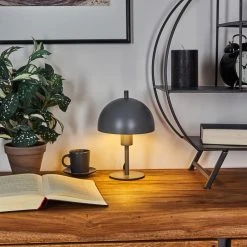 Hofstein Kaitulai Tischleuchte Grau, 1-flammig -Günstiges Tischlampen Geschäft kaitulai tischleuchte h3451526 6