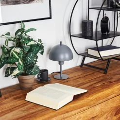 Hofstein Kaitulai Tischleuchte Grau, 1-flammig -Günstiges Tischlampen Geschäft kaitulai tischleuchte h3451526 9