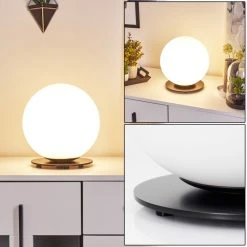 Hofstein Karhia Tischleuchte Schwarz, 1-flammig