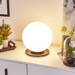 Hofstein Karhia Tischleuchte Schwarz, 1-flammig -Günstiges Tischlampen Geschäft karhia tischleuchte h3579459 6