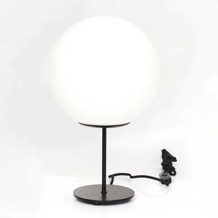 Hofstein Karhia Tischleuchte Schwarz, 1-flammig 7 Hofstein Karhia Tischleuchte Schwarz, 1-flammig – Bild 5