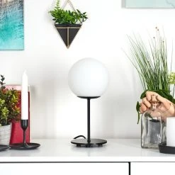 Hofstein Karhia Tischleuchte Schwarz, 1-flammig -Günstiges Tischlampen Geschäft karhia tischleuchte h3600771 1