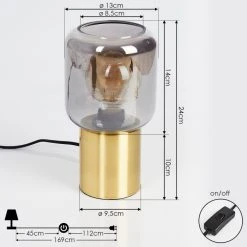 Hofstein Keppoch Tischleuchte Messing, 1-flammig 16 Hofstein Keppoch Tischleuchte Messing, 1-flammig -Günstiges Tischlampen Geschäft keppoch tischleuchte h3396735 3