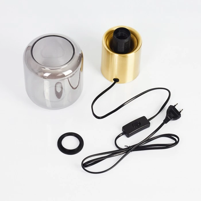 Hofstein Keppoch Tischleuchte Messing, 1-flammig 7 Hofstein Keppoch Tischleuchte Messing, 1-flammig – Bild 5