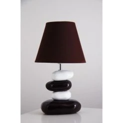 Hofstein Kera Tischleuchte Braun, Weiß, 1-flammig 18 Hofstein Kera Tischleuchte Braun, Weiß, 1-flammig -Günstiges Tischlampen Geschäft kera tischleuchte h163758 5