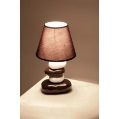 Hofstein Kera Tischleuchte Braun, Weiß, 1-flammig 22 Hofstein Kera Tischleuchte Braun, Weiß, 1-flammig -Günstiges Tischlampen Geschäft kera tischleuchte h163758 9