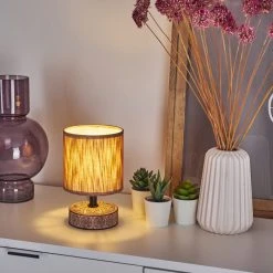 Hofstein Kigombo Tischleuchte Schwarz, Grau, 1-flammig 18 Hofstein Kigombo Tischleuchte Schwarz, Grau, 1-flammig -Günstiges Tischlampen Geschäft kigombo tischleuchte h3386828 6