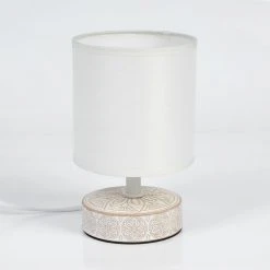 Hofstein Kigombo Tischleuchte Weiß, Cremefarben, 1-flammig -Günstiges Tischlampen Geschäft kigombo tischleuchte h3396858 7