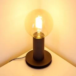 Hofstein Kimstad Tischleuchte Schwarz, 1-flammig 29 Hofstein Kimstad Tischleuchte Schwarz, 1-flammig -Günstiges Tischlampen Geschäft kimstad tischleuchte h3361863 11