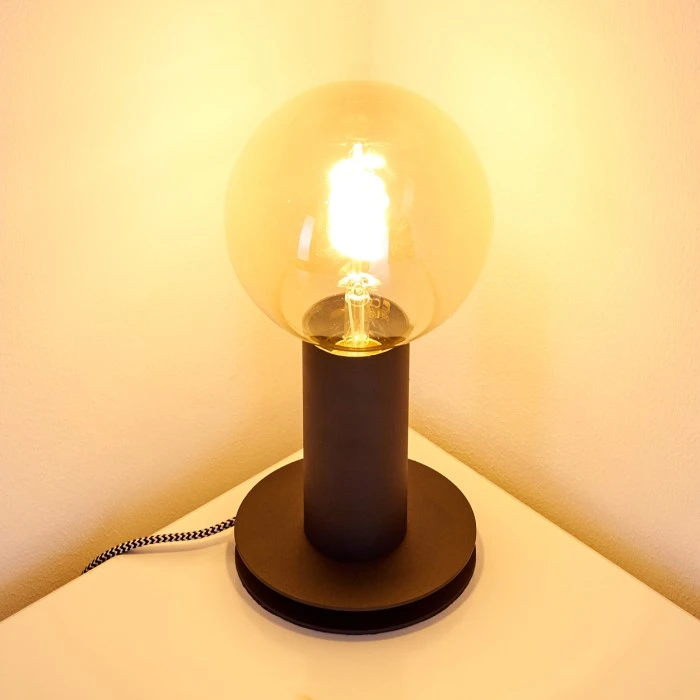 Hofstein Kimstad Tischleuchte Schwarz, 1-flammig 14 Hofstein Kimstad Tischleuchte Schwarz, 1-flammig – Bild 12