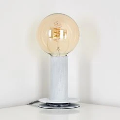 Hofstein Kimstad Tischleuchte Grau, 1-flammig -Günstiges Tischlampen Geschäft kimstad tischleuchte h3361887 12