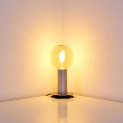 Hofstein Kimstad Tischleuchte Silber, 1-flammig -Günstiges Tischlampen Geschäft kimstad tischleuchte h3361924 4