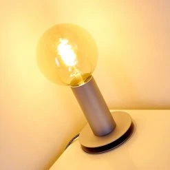 Hofstein Kimstad Tischleuchte Silber, 1-flammig -Günstiges Tischlampen Geschäft kimstad tischleuchte h3361924 6