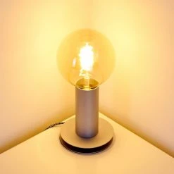 Hofstein Kimstad Tischleuchte Silber, 1-flammig -Günstiges Tischlampen Geschäft kimstad tischleuchte h3361924 8