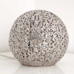 Hofstein Kobenhavn Tischleuchte Silber, 1-flammig -Günstiges Tischlampen Geschäft kobenhavn tischleuchte h3349922 5