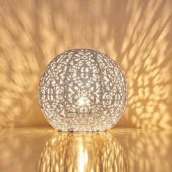 Hofstein Kobenhavn Tischleuchte Silber, 1-flammig -Günstiges Tischlampen Geschäft kobenhavn tischleuchte h3349922 7