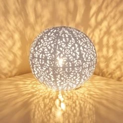 Hofstein Kobenhavn Tischleuchte Weiß, 1-flammig -Günstiges Tischlampen Geschäft kobenhavn tischleuchte h3361665 2