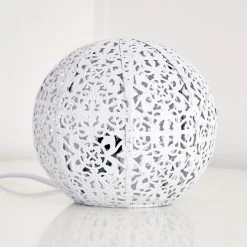 Hofstein Kobenhavn Tischleuchte Weiß, 1-flammig -Günstiges Tischlampen Geschäft kobenhavn tischleuchte h3361665 6