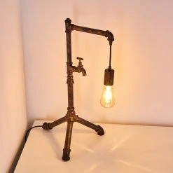 Hofstein Kolyma Tischleuchte Braun, Schwarz-Gold, 1-flammig -Günstiges Tischlampen Geschäft kolyma tischleuchte h3345283 12