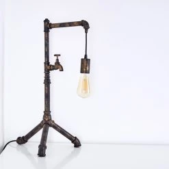 Hofstein Kolyma Tischleuchte Braun, Schwarz-Gold, 1-flammig -Günstiges Tischlampen Geschäft kolyma tischleuchte h3345283 15