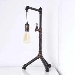 Hofstein Kolyma Tischleuchte Braun, Schwarz-Gold, 1-flammig -Günstiges Tischlampen Geschäft kolyma tischleuchte h3345283 5