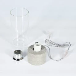 Hofstein Kumotu Tischleuchte Chrom, Grau, 1-flammig -Günstiges Tischlampen Geschäft kumotu tischleuchte h3404096 4