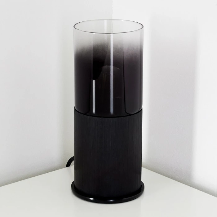 Hofstein Kuparuk Tischleuchte Schwarz, Rauchfarben, 1-flammig 14 Hofstein Kuparuk Tischleuchte Schwarz, Rauchfarben, 1-flammig – Bild 12