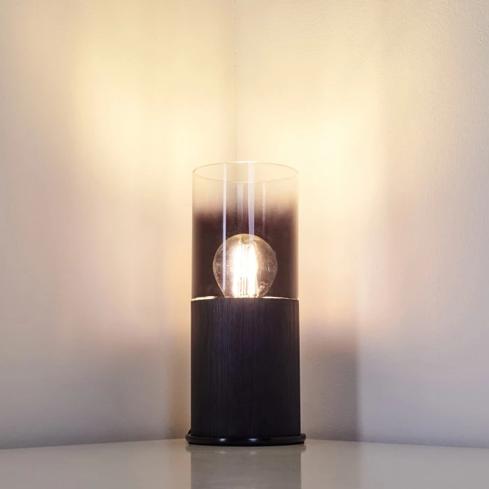 Hofstein Kuparuk Tischleuchte Schwarz, Rauchfarben, 1-flammig 15 Hofstein Kuparuk Tischleuchte Schwarz, Rauchfarben, 1-flammig – Bild 13