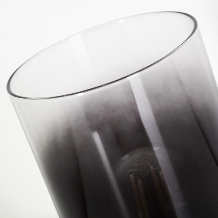 Hofstein Kuparuk Tischleuchte Schwarz, Rauchfarben, 1-flammig 8 Hofstein Kuparuk Tischleuchte Schwarz, Rauchfarben, 1-flammig – Bild 6