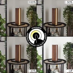 Hofstein Kyneton Tischleuchte LED Schwarz, Holz dunkel, 1-flammig -Günstiges Tischlampen Geschäft kyneton tischleuchte h3571262 1