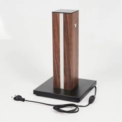 Hofstein Kyneton Tischleuchte LED Schwarz, Holz dunkel, 1-flammig -Günstiges Tischlampen Geschäft kyneton tischleuchte h3571262 4