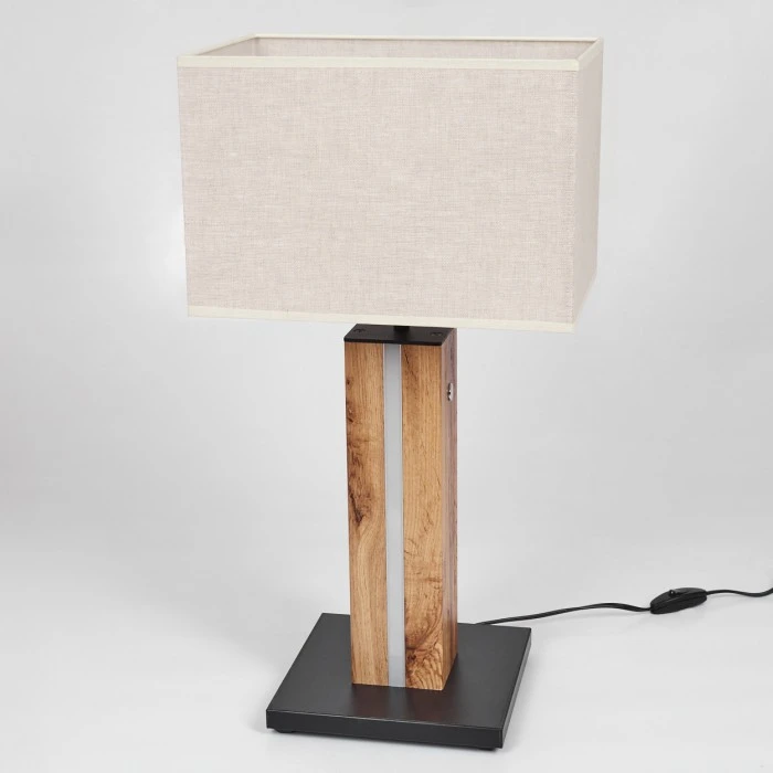 Hofstein Kyneton Tischleuchte LED Schwarz, Naturfarben, 2-flammig 10 Hofstein Kyneton Tischleuchte LED Schwarz, Naturfarben, 2-flammig – Bild 8