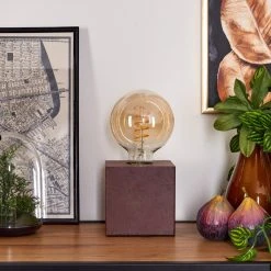 Hofstein Lagradioule Tischleuchte Rostfarben, 1-flammig -Günstiges Tischlampen Geschäft lagradioule tischleuchte h3455326 11