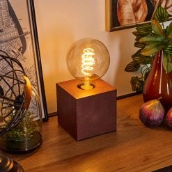 Hofstein Lagradioule Tischleuchte Rostfarben, 1-flammig -Günstiges Tischlampen Geschäft lagradioule tischleuchte h3455326 6