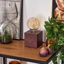 Hofstein Lagradioule Tischleuchte Rostfarben, 1-flammig -Günstiges Tischlampen Geschäft lagradioule tischleuchte h3455326 9