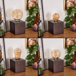 Hofstein Lagradioule Tischleuchte Braun, Bronze, 1-flammig -Günstiges Tischlampen Geschäft lagradioule tischleuchte h3455333 1