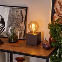 Hofstein Lagradioule Tischleuchte Braun, Bronze, 1-flammig -Günstiges Tischlampen Geschäft lagradioule tischleuchte h3455333 6