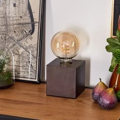 Hofstein Lagradioule Tischleuchte Braun, Bronze, 1-flammig -Günstiges Tischlampen Geschäft lagradioule tischleuchte h3455333 9