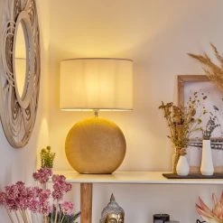 Hofstein Lahnus Tischleuchte Gold, 1-flammig -Günstiges Tischlampen Geschäft lahnus tischleuchte h3576328 10