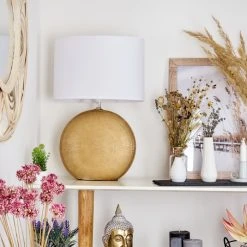 Hofstein Lahnus Tischleuchte Gold, 1-flammig -Günstiges Tischlampen Geschäft lahnus tischleuchte h3576328 11