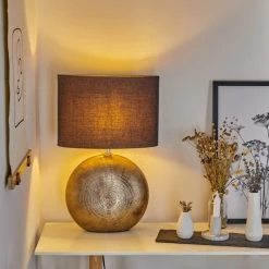 Hofstein Lahnus Tischleuchte Gold, 1-flammig -Günstiges Tischlampen Geschäft lahnus tischleuchte h3576342 10