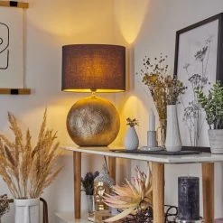 Hofstein Lahnus Tischleuchte Gold, 1-flammig -Günstiges Tischlampen Geschäft lahnus tischleuchte h3576342 6