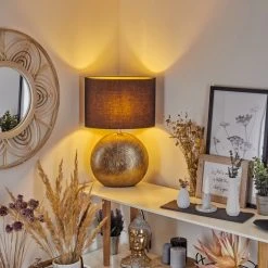 Hofstein Lahnus Tischleuchte Gold, 1-flammig -Günstiges Tischlampen Geschäft lahnus tischleuchte h3576342 8