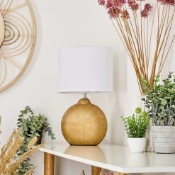 Hofstein Lahnus Tischleuchte Gold, 1-flammig 13 Hofstein Lahnus Tischleuchte Gold, 1-flammig -Günstiges Tischlampen Geschäft lahnus tischleuchte h3579091 1