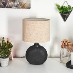 Hofstein Lahnus Tischleuchte Schwarz, 1-flammig 21 Hofstein Lahnus Tischleuchte Schwarz, 1-flammig -Günstiges Tischlampen Geschäft lahnus tischleuchte h3599747 9