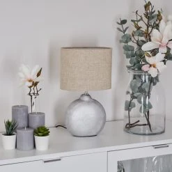 Hofstein Lahnus Tischleuchte Chrom, Silber, 1-flammig -Günstiges Tischlampen Geschäft lahnus tischleuchte h3603628 11