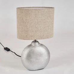 Hofstein Lahnus Tischleuchte Chrom, Silber, 1-flammig -Günstiges Tischlampen Geschäft lahnus tischleuchte h3603628 7